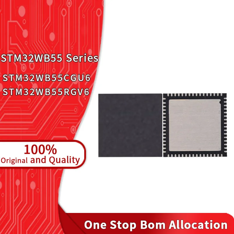 New STM32WB55CGU6 STM32WB55RGV6 Controller Original Integrated Circuit IC Chip