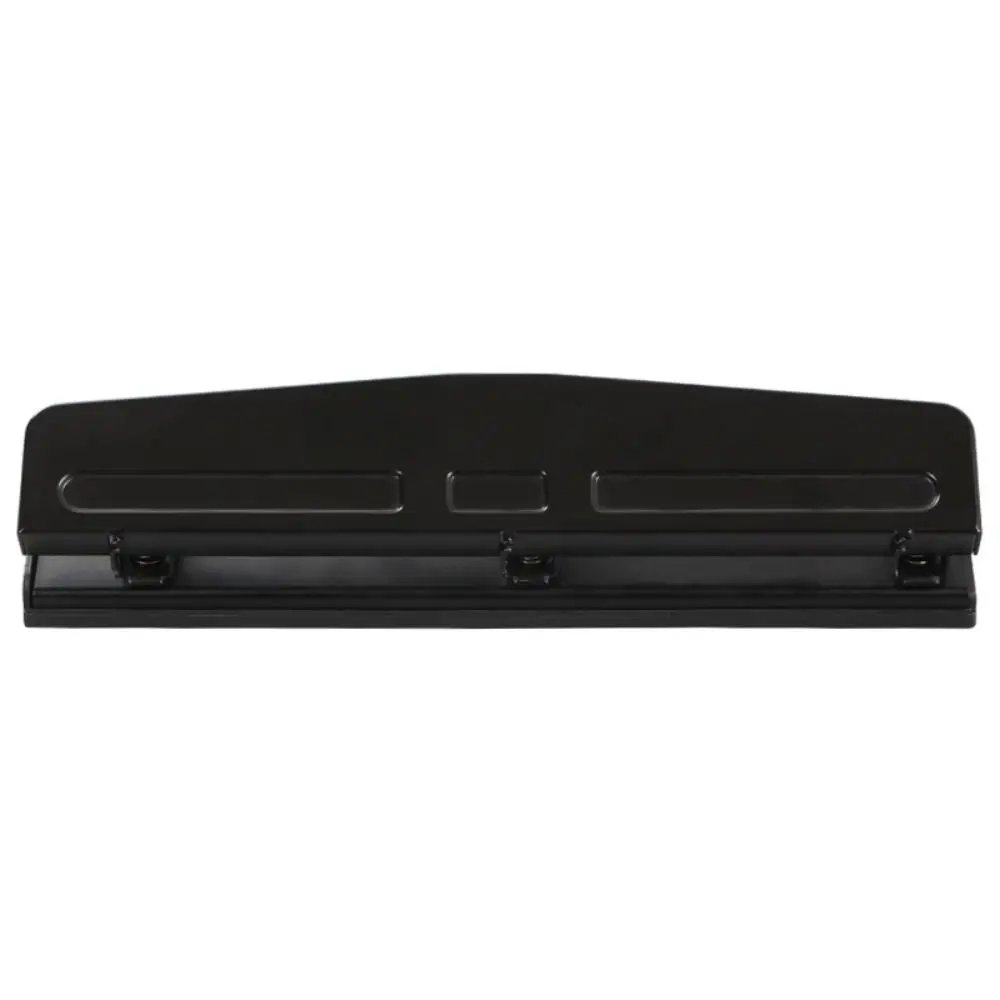 Рабочий высокоточный дырокол с 3 отверстиями, 12-листный дырокол для бумаги, металлический перфоратор, настольный дырокол для классной комнаты