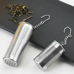 Practical Tea Filter Lightweight Tea Infuser with Chain Large Capacity Tea Infuser  Even Drainage