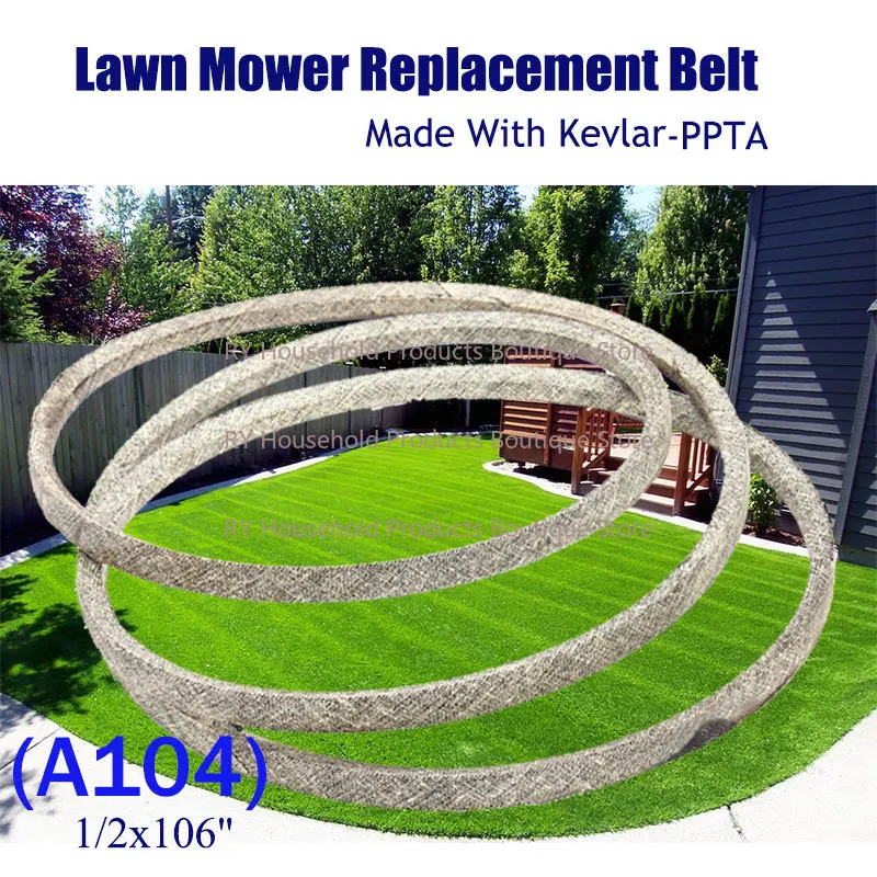 Made with K/evlar 46 Mower Belt Free Shipping Replacement Lawn Mower Engine Dry Cloth for 405143 532405143 584453101