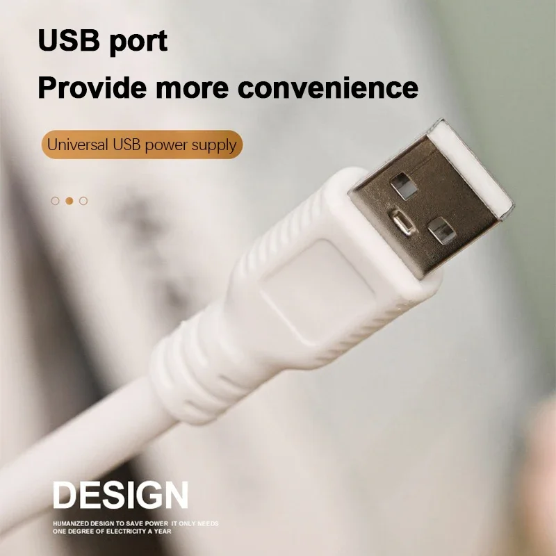 USB ضوء الليل 5 فولت مرنة حماية العين القراءة لمبة مكتب طالب عنبر مكتب القراءة السرير ضوء مناسبة لأجهزة الكمبيوتر المحمولة
