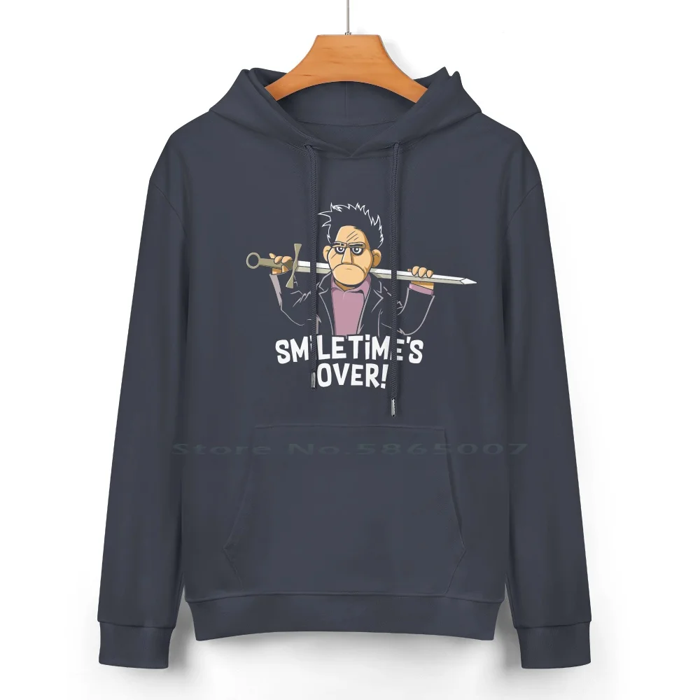 Smile Time's Over! Pure Cotton Hoodie Sweater 24 Colors David Boreanaz Spike James Marsters William The Bloddy Buffy The