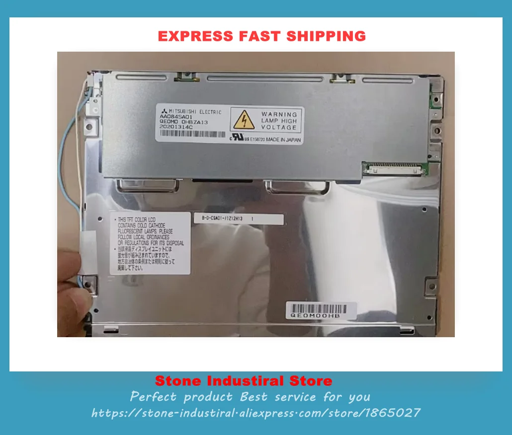 

AA084SA01 8.4" LCD Screen Panel AA084SA01--T1 100% Tested Before Shipping Perfect Quality
