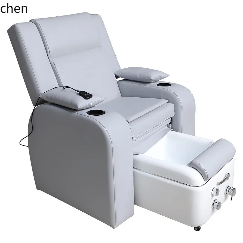 LXC Foot Bath Sofa Chair Reclining Foot Spa Stool Nail Salon Manicure Pedicure Bed Foot Soak Pedicure Chair