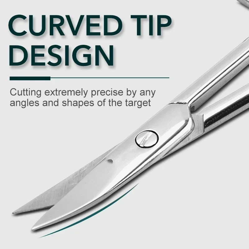 Inox Stainless Cuticle Remover And Nails Cutter Nail Cuticle Scissors Professional Nail Trimmer Russian ManicureSteel Manicure