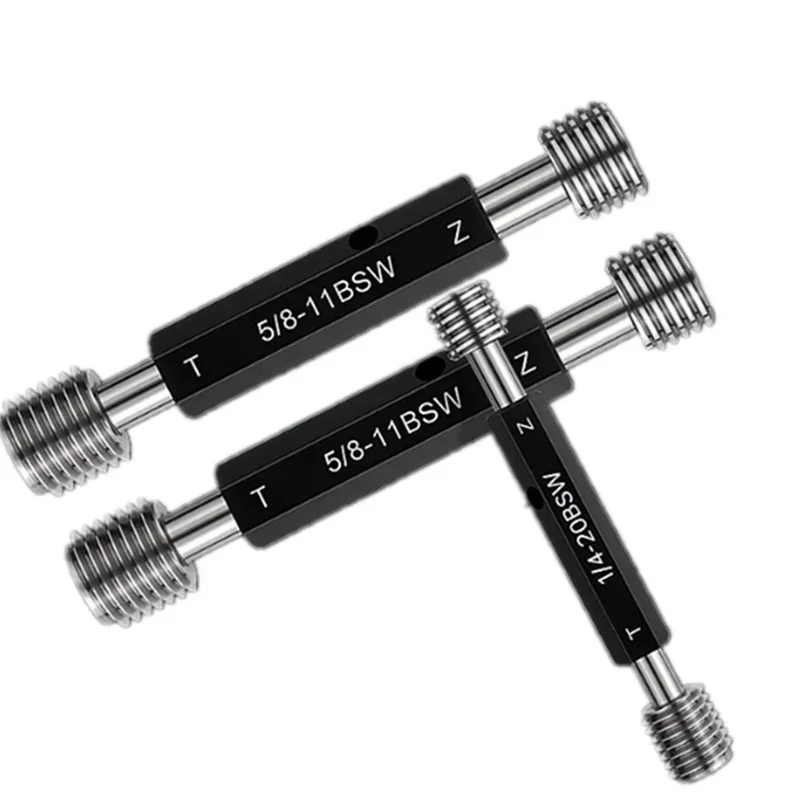 British Standard Thread Plug Gauge/Thread ring gauge BSW Thread gauge Through-stop gauge BSW1/4-20 3/8-16 Pitch Thread Test Tool