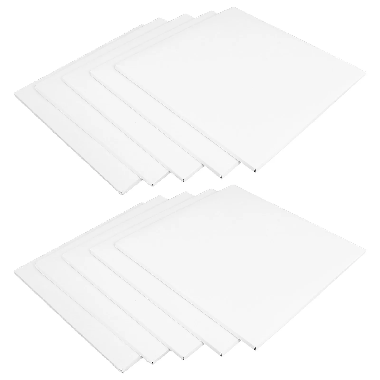 

10Pcs White Sturdy Cake Boards Square Thickened Paper Cardboard Rounds for Cakes Mousse Pastries Wedding Party Baking