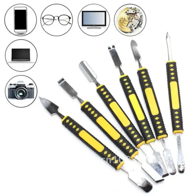 

Metal 6-Piece Set Boot Stick Mobile Phone Digital Mini Multi Home Appliance Disassemble Tool Electronic Repair Tools Sets