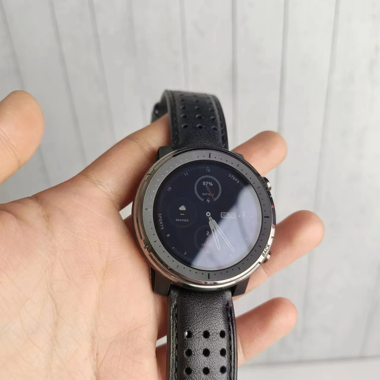 Amazfit 스마트 워치 Stratos 3 남성용 스마트워치, GPS 블루투스, 5ATM 방수 디스플레이, 데모 머신, 박스 없음