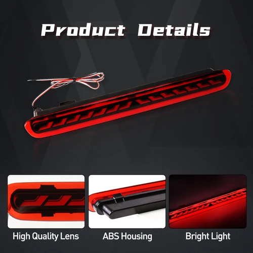 Imagen 2 del producto Luz LED de parachoques para coche Toyota Hilux Revo 2015, 2016, 2017, 2018, 2019, 2020, Reflector indicador de señal de giro dinámico de freno