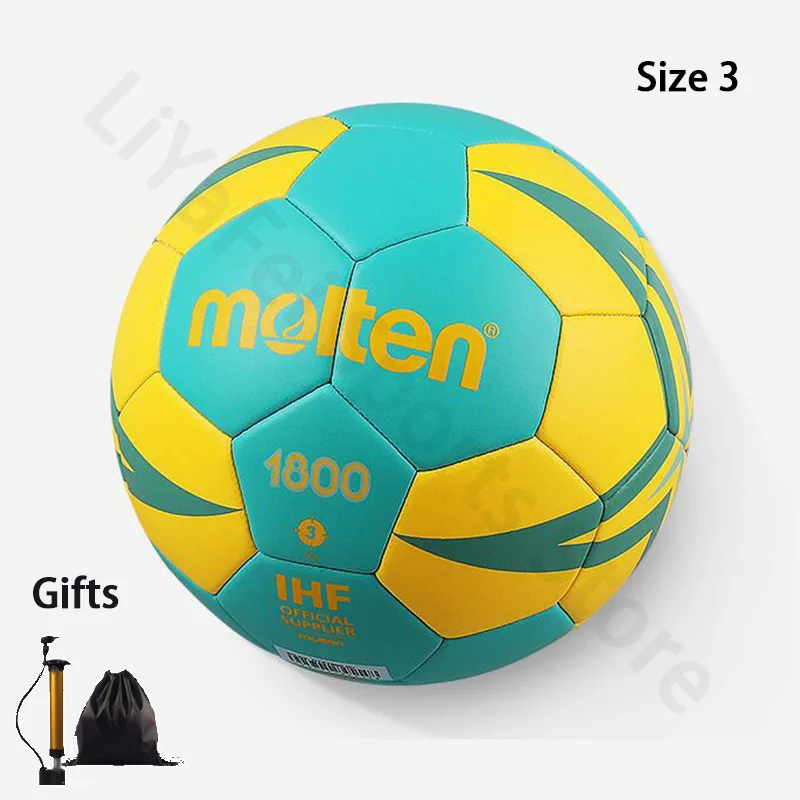 Molten HX1800 Size 0 1 2 3 Handball Official Standard Training Match Hand Stitch Balls for Adults Children Kids Free Gifts