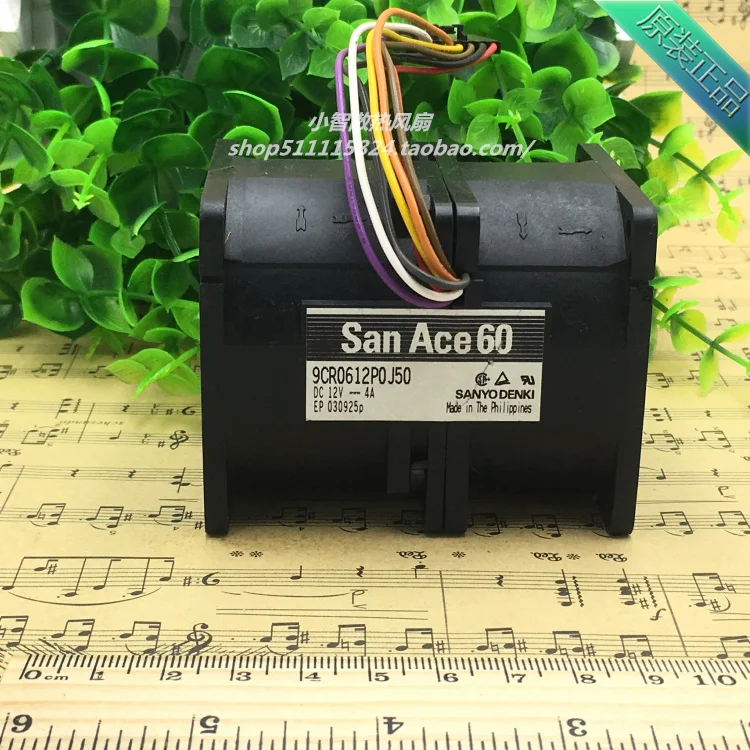 ORIGINALE 9CR0612POJ50 12V 6076 60*60*76mm NUOVO RADIATORE VENTOLA DI RAFFREDDAMENTO