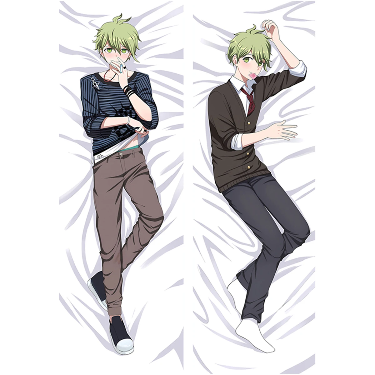 Rantaro Amami Large Dakimakura Cover Anime Male Long Life Size Equal Body Pillow Case Customized Printed Waifu Gift