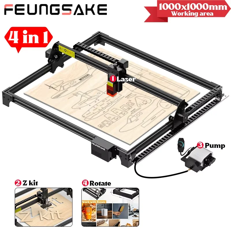 

Cnc Laser Engraver Machine Honeycomb Working Table 90W Laser Engraving For Metal Engraving Machine CNC Router