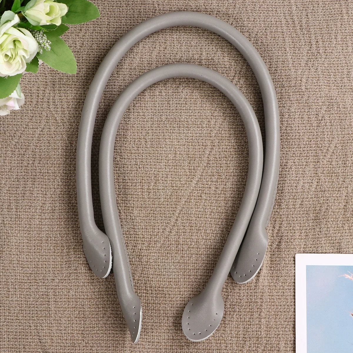 

1Pair Hanging Ear Handbag Strap Bright Replacement Handle Sewing Tote Bag Durable DIY Thick Strap Accessories