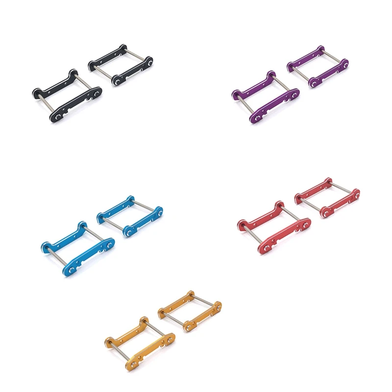 Soportes de brazo delantero y trasero de Metal con Pin para Wltoys 144001, 144002, 144010, 124017, 124018, 124019, piezas de actualización de coche RC