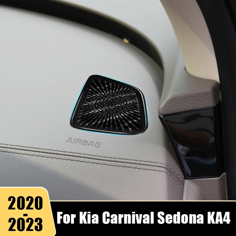 

For Kia Carnival Sedona KA4 2020 2021 2022 2023 Car Dashboard Air Condition Outlet Vent Trim Cover Sticker Interior Accessories