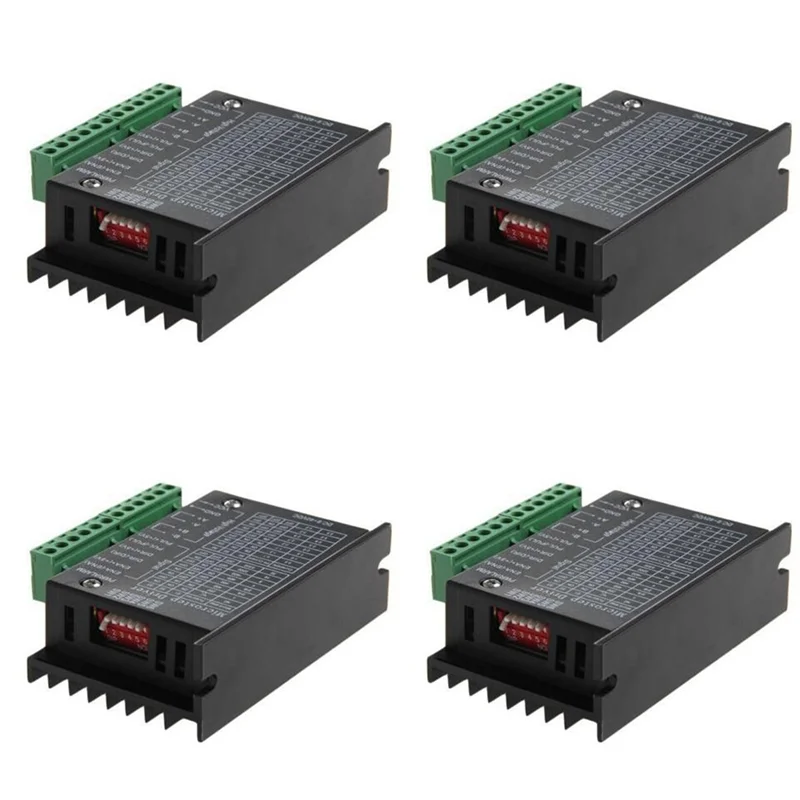 

【RECOMENDAR】4X TB6600 Driver Upgrade 32 Subdivision 42/57/86 Stepper Motor Driver 4.0A 42VDC Portable Driver