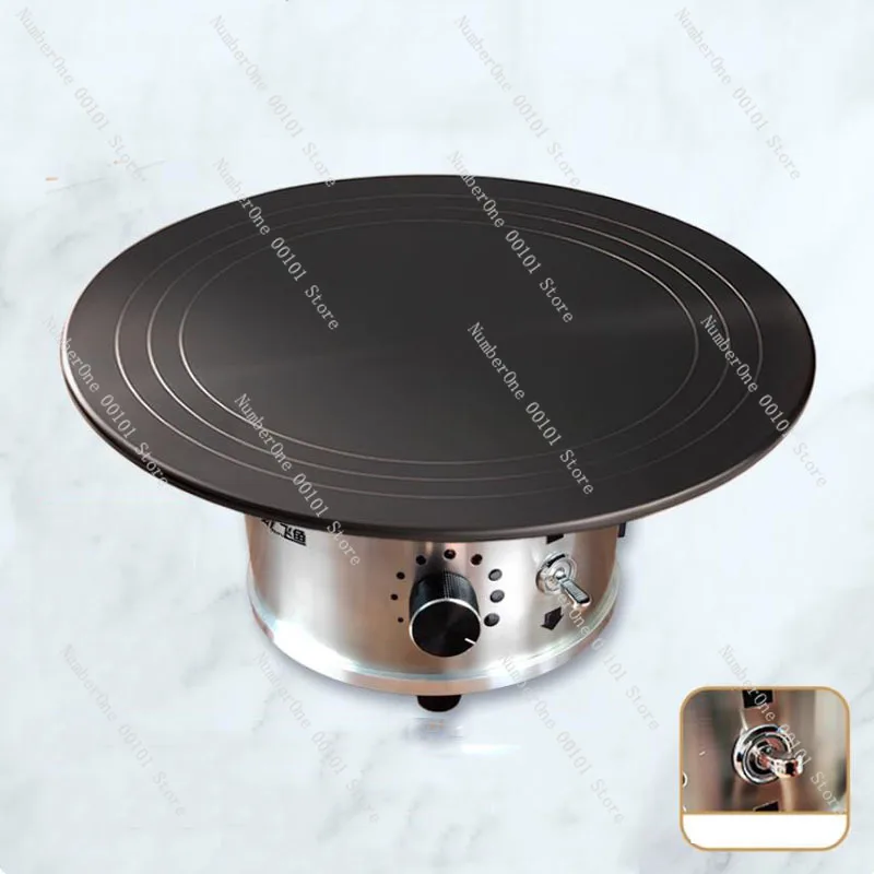 220V aluminum alloy cake decoration turntable with non-slip base - 12-inch electric cake turntable for baking, frosting, icing