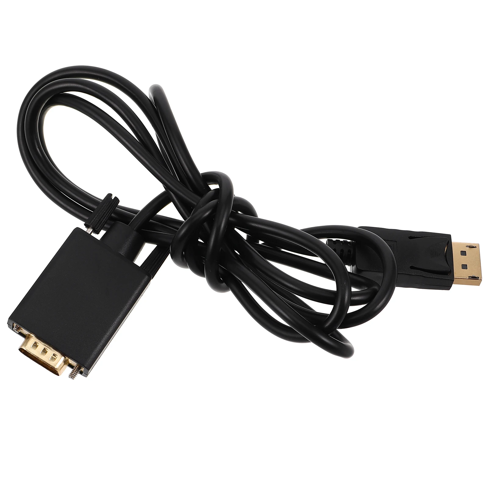 

Displayport to VGA Cable 1.8M Black Stable Signals Transmission Wide Compatibility Computer Laptop Monitor Connector Audio Video