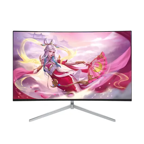 22 24 27 Inch 1920*1080 1K 75hz Office Monitor Hd+vga Narrow, White and Black Optional Screen Desktop Display