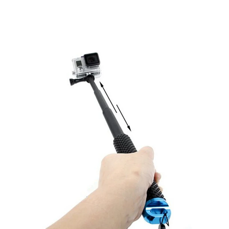 Selfie Stick Waterproof Hand Grip Adjustable Extension Monopod Pole for Gopro Hero 12 11 10 9 8 7 6 5 DJI AKASO SJ4000 SJ5000