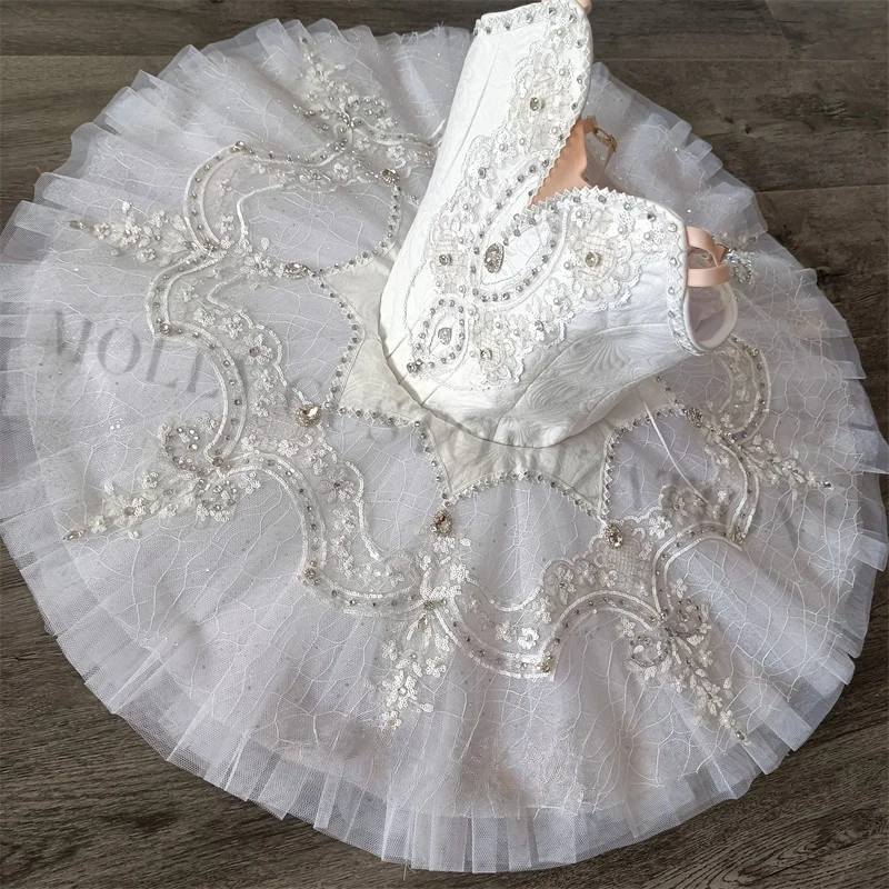 Il nuovo balletto personalizzato di fascia alta di MOLLY Silver Fairy Sleeping Beauty TUTU gonna da competizione per adulti e bambini