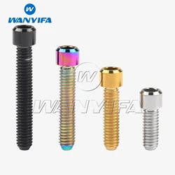 Wanyifa Titanium M4 x 10 13.5 15 20 25mm Allen Key Small Head Bolt Screw for Bicycle Thumb Shifter