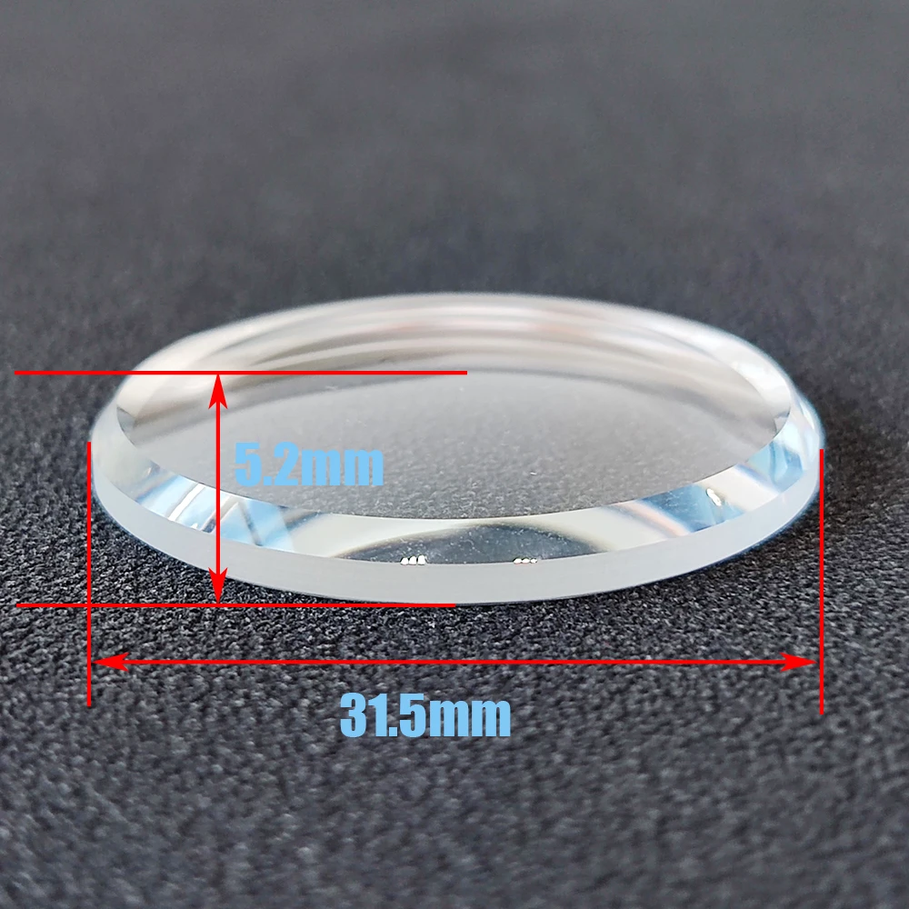 31.5x5.2x2.9mm Double Dome Mineral Glass Watch Crystal Mod Parts AR coating Fits SKX007 SKX009 SKX401 SRPD51K1 SRPD51K2 SRPD65K2