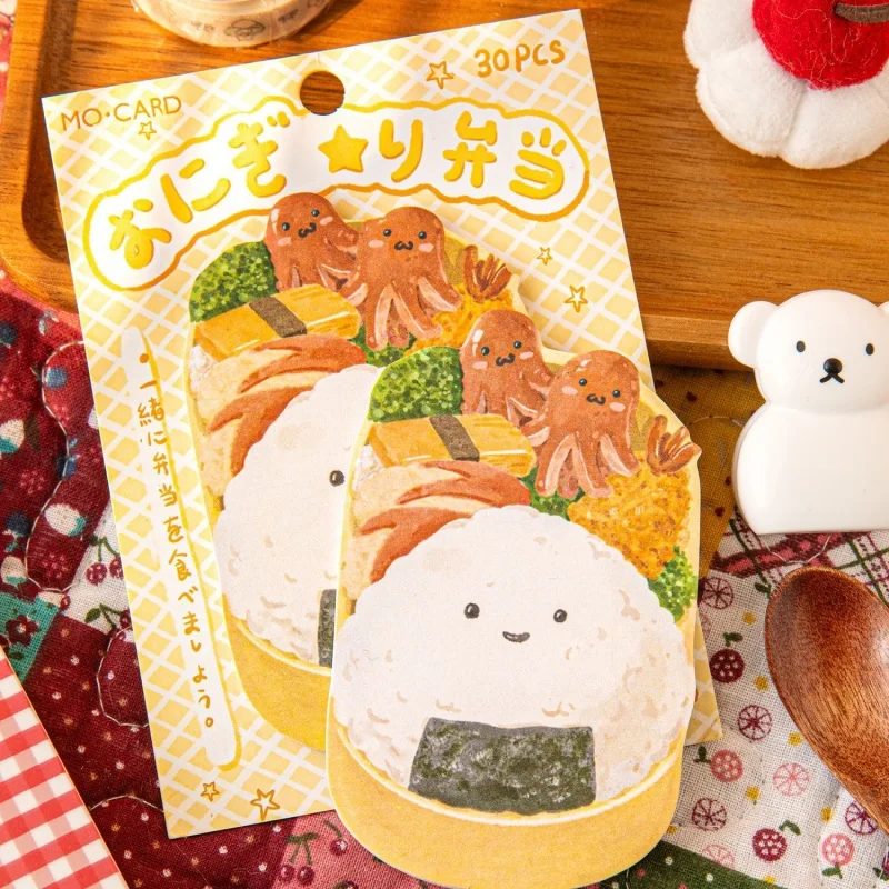 24pcs/lot Kawaii Animal Lunchbox Memo Pad Sticky Notes Cute N Times Stationery Label Notepad Bookmark Post School Supplies