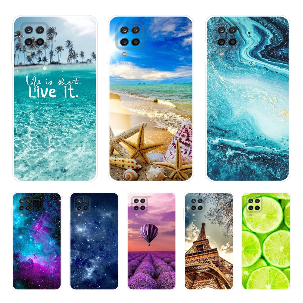 For Samsung A12 Case Soft Silicon Tpu Back Phone Cover For Samsung Galaxy A12 GalaxyA12 A 12 SM-A125F a125 Bumper 6.5inch