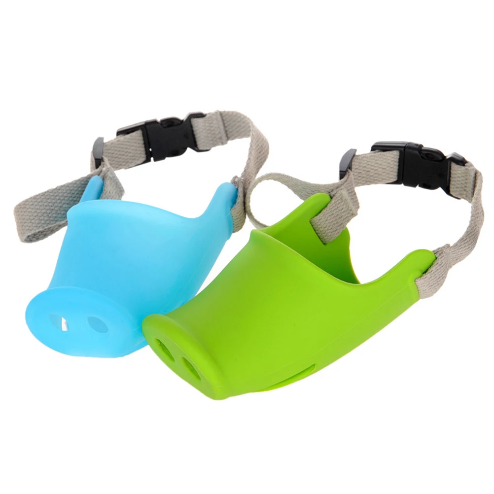 

Dog Adjustable Pig Muzzle Pet Mouth Bound Device Face Mask Supplies for Barking