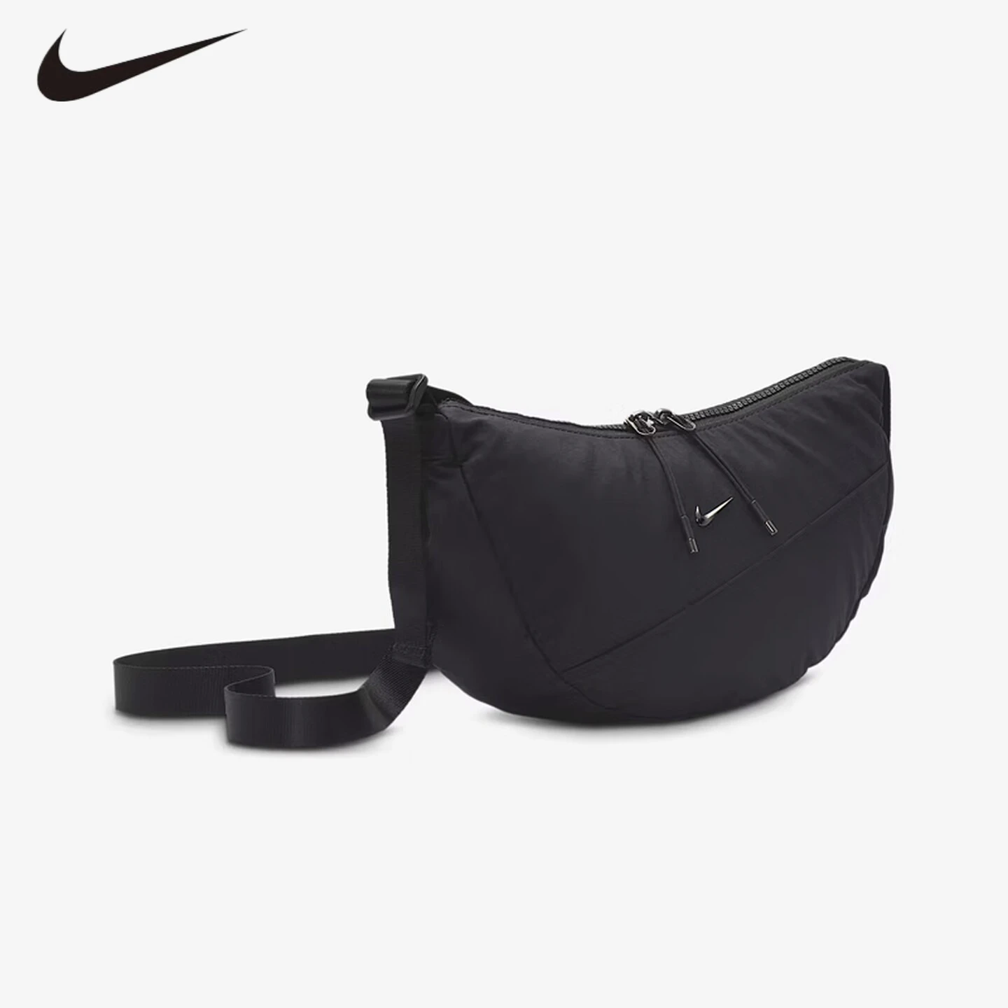 Nike Aura Crescent Crossbody Bag Unisex Outdoor Sports Sling Shoulder Pack For City Walk And Short Trip HQ4370-013