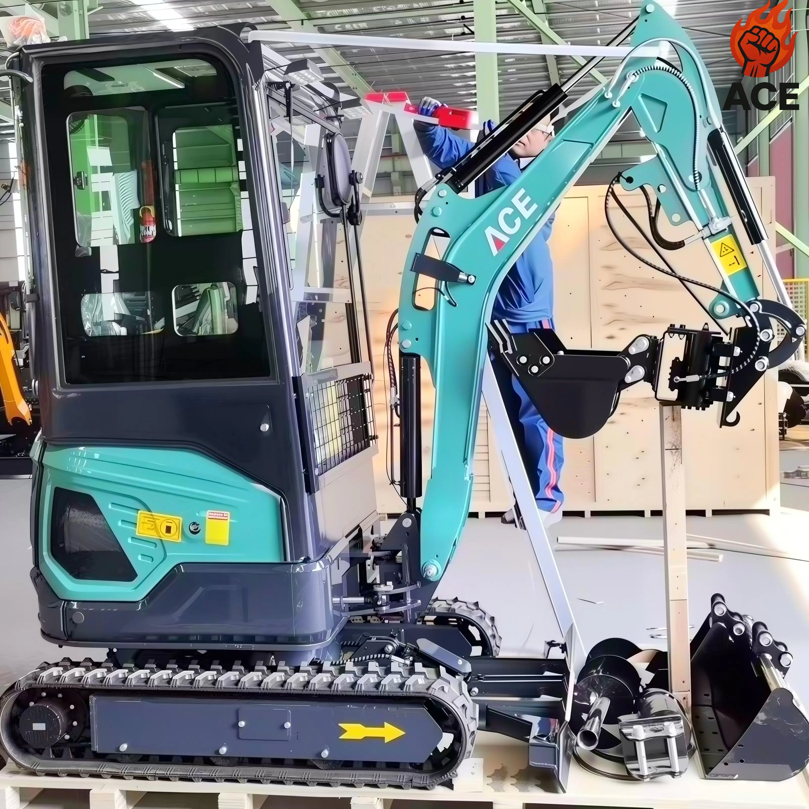 

Epa Kubota Mini Excavator 1.8 ton crawler Micro Digger bagger Excavator free shipping 2 ton Excavators with customized color