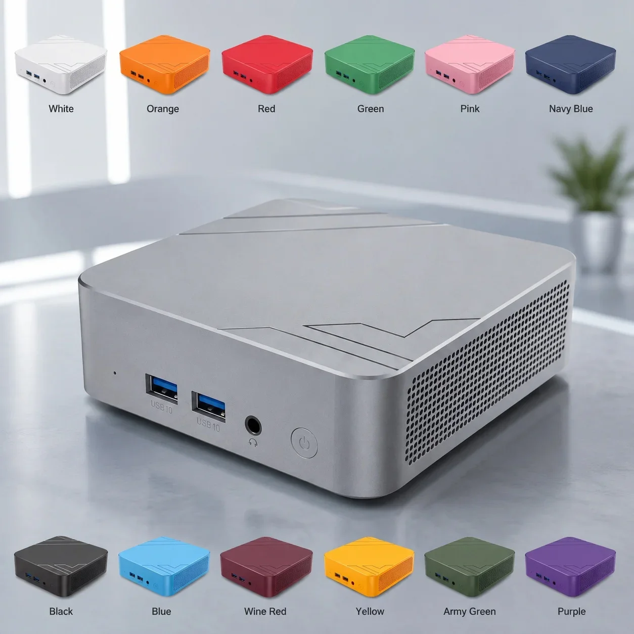 New Portable Mini PC Intel N150 Windows 11Gaming Mini PC 16GB RAM 2TB 1TB M.2 SSD WiFi 6 BT5.2 Mini Computer PC Desktop