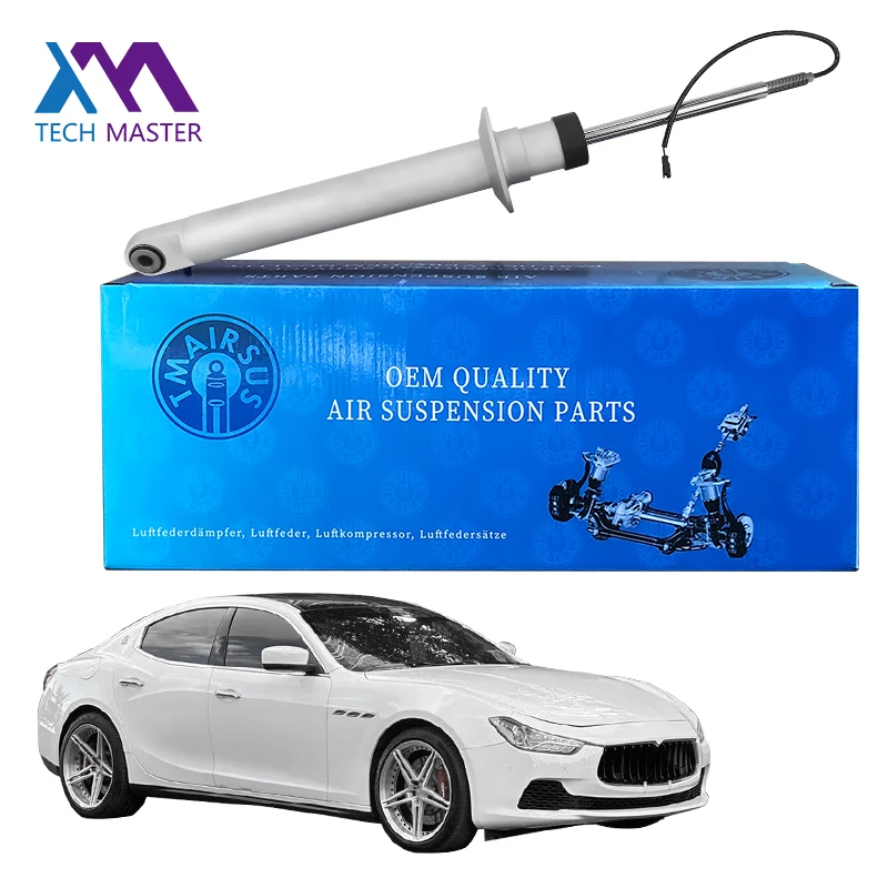 

Tech Master New Replacement Shock Absorber Front Left and Right with Electric Control 06700054550 for Ghibli M157 2WD