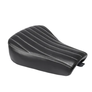 Für Harley Sportster achtundvierzig XL1200 883 72 48 Black Motorcycle Frontfahrer Lederkissen Solo -Solo -Sitz 8 Hauptverkaufslyder - №3
