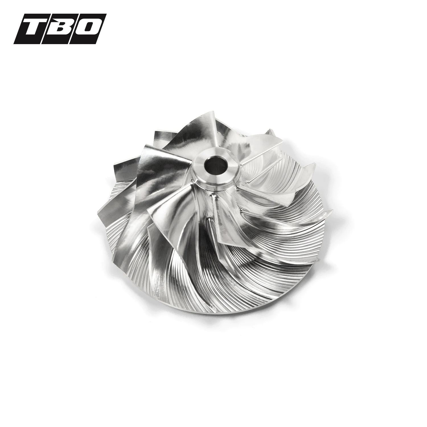 

GT Series Turbo Billet Forged Compressor Wheel Billet 42.8x60mm 6+6 Forward Rotation 5-AXIS CNC Machine