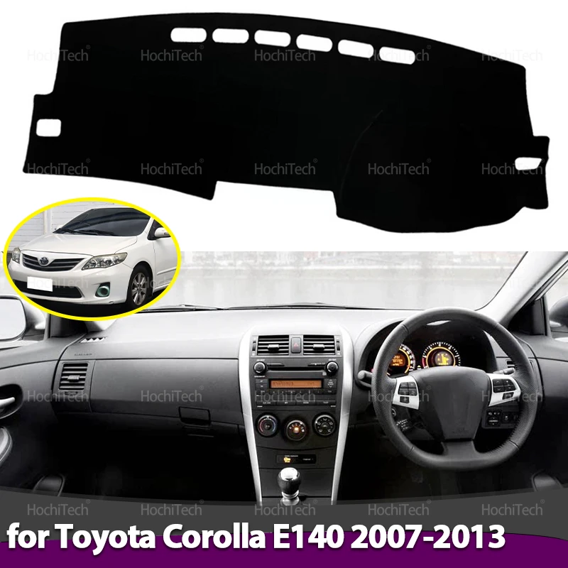 Anti-deslizamento tapete painel capa tapete pára-sol dashmat acessórios para toyota corolla e140 2007 2008 2009 2010-2013