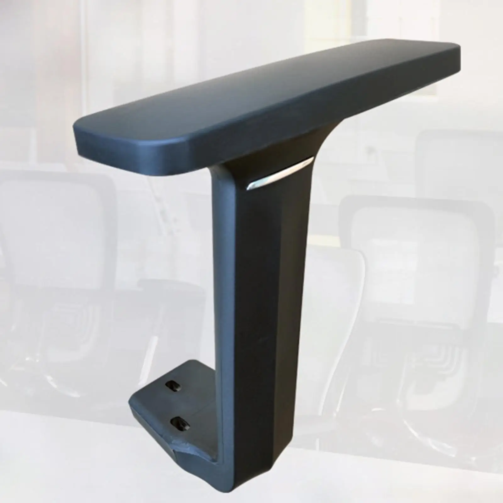 Rotating Chair Armrest Repair Parts PP Material Sturdy Design for Folding Chair Home Office Furniture