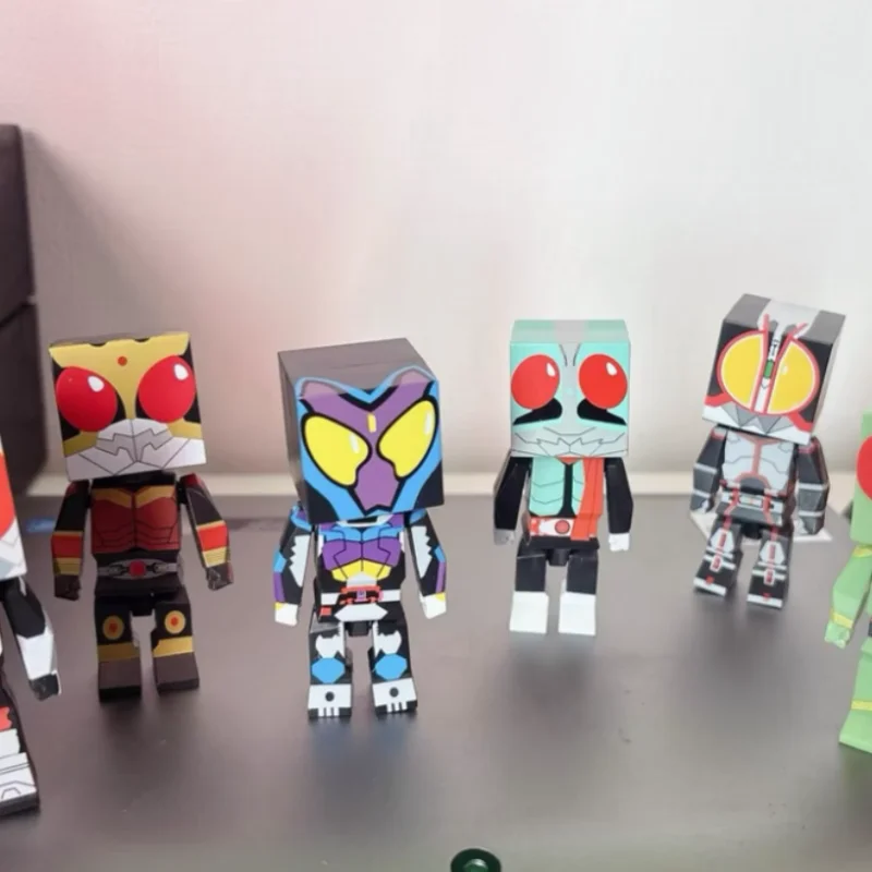 

Hot Kamen Rider Cube 6pcs Set Gashapon Collectible Action Figure Decorative Display Ornament Creative Mini Figure Friend Gift