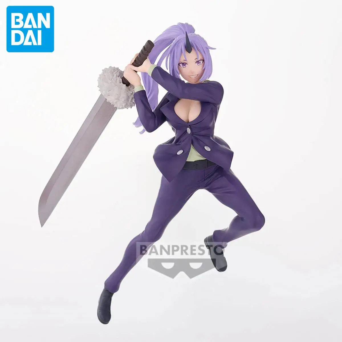 18Cm Genuine Official Original Banpresto That Time I Got Reincarnated As A Slime Shion Anime Collectible Boxed Model Decoration