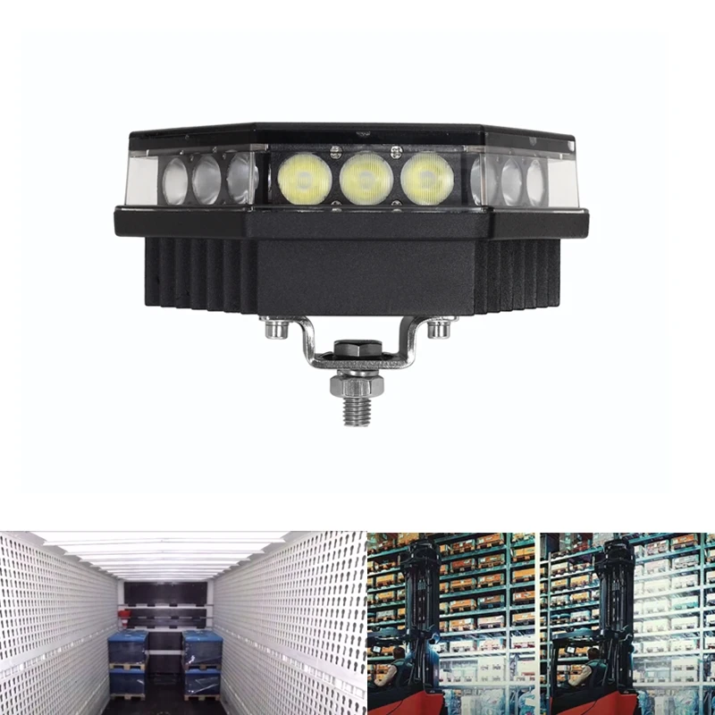 

1Pc RoHS CE IP67 White Waterproof Vehicle Light square 27W Forklift Car Truck Trailer Tractor Boat LED Working Light