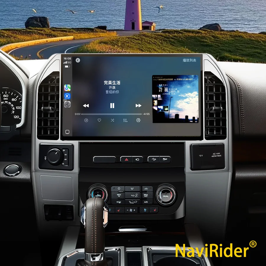 

14,6-дюймовый Android автомобильный радиоприемник Carplay для Ford Raptor F150 2015-2019, стерео авто аудио экран, мультимедийный видеоплеер, GPS-навигация