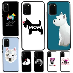 Westie Scottie Scottish Terrier For Samsung Galaxy S21 S22 Ultra S20 FE Note 20 Ultra S8 S9 S10 Note 10 Plus Phone Case