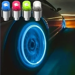 2pcs LED bicycle car motorcycle hot wheel double sense valve tire light wheel decoration dazzle light blue red green color