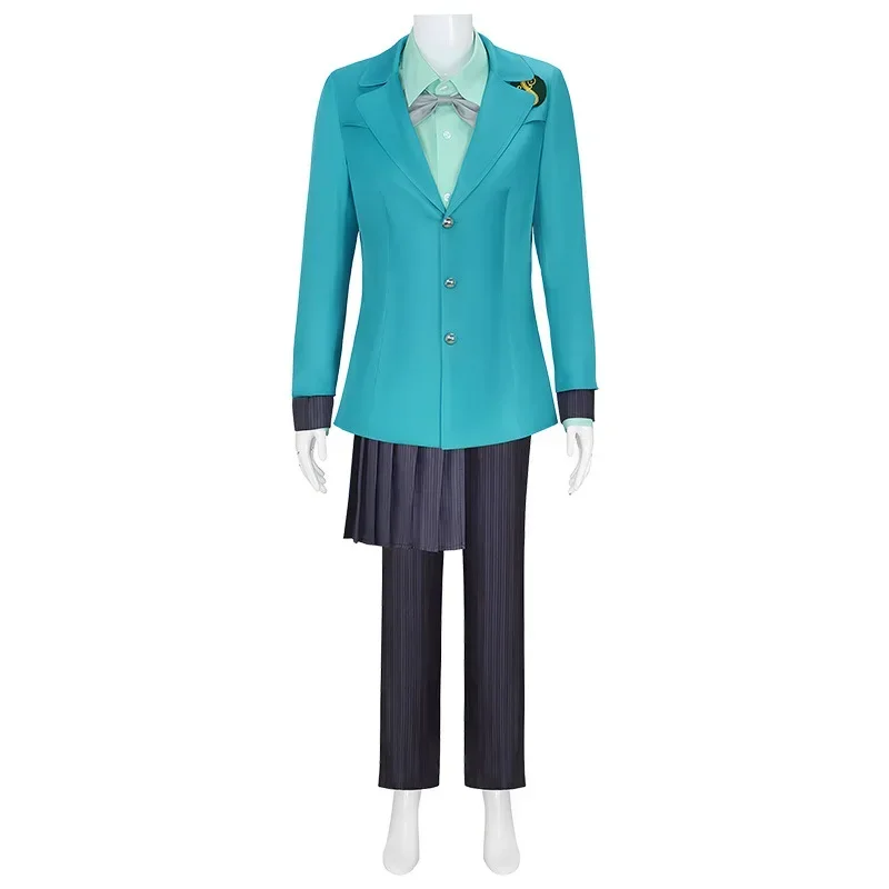 

Movie Wicked School Uniform Blue Outfits Suit Performance Uniform Halloween Carnival Role Play Uniform For Women