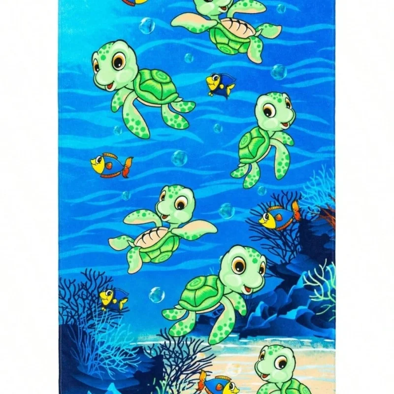 Cool Sunglasses Giraffe Surfboard Beach Towel Tropical Palm Tree Summer Pool Towel