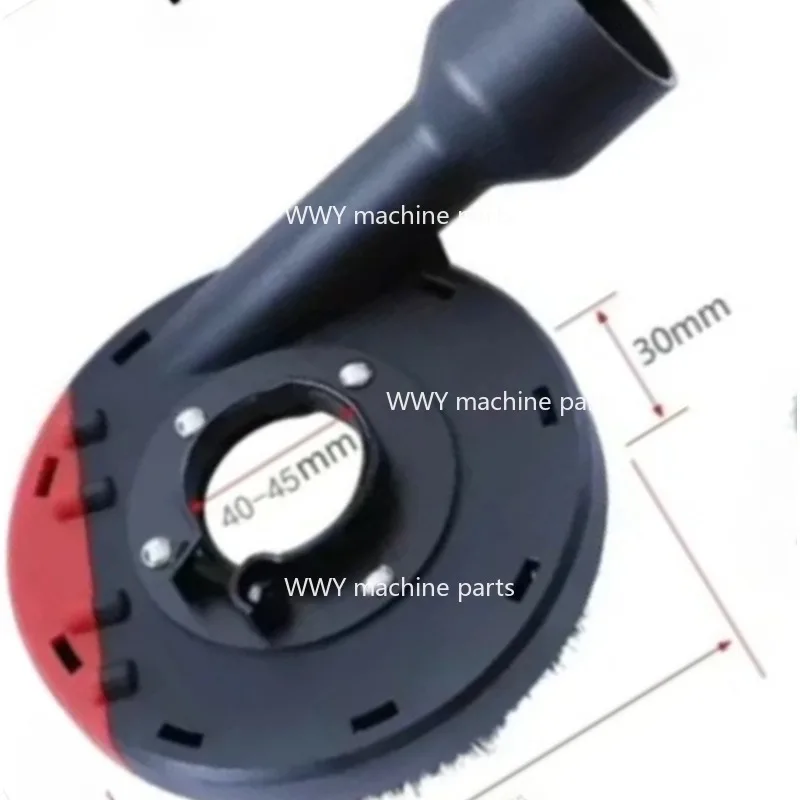 Suitable for100/125mm Angle Grinder Universal Surface Cutting Dust Cover with Built-in Tight Brush Dust CollectorConnectionCover