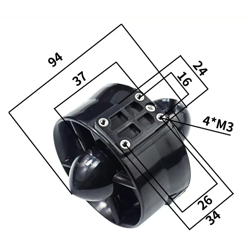 T200 200m Underwater Propeller Thruster Waterproof Brushless DC Motor ROV Underwater Robot Accessorie